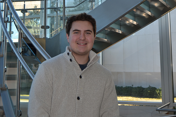 Matt Wilson. 2019 candidate for the Leukemia and Lymphoma Society’s ‘Student of the Year’ award, at the Georgia Cancer Center at Augusta University.