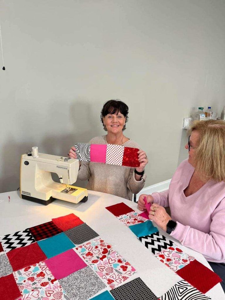 women sewing